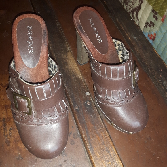 Women's high heel clogs - Picture 3 of 6